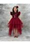 Sequin Sequin Children's Evening Dress with Train - 2