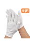 10 Pairs Unisex Bandage Waiter Pantomime Performance Ceremony Gloves - 2