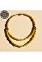 Peridot (Zebercet) Two Rows of Abundance and Healing Necklace - 4