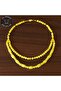 Peridot (Zebercet) Two Rows of Abundance and Healing Necklace - 6