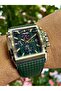 8309 Green Steel Men's Wristwatch - 4
