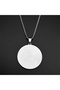 Medallion Protecting from Disease and Misfortune with Allah and Hashir Sures Inscribed Tarnish Free Silver Color - 3