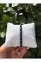 Varisit, Hematite Bracelet - Iden Black Blue Bracelet - Design Bracelet 4mm Adjustable - 4