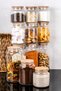 12-Piece Glass Jar Set Wooden Vacuum Lid Pulses Set Storage Container 1300-800-500 ml - 3
