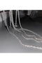 1 Layer Silver Chain Choker Necklace for Women - 4