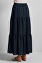 Fold Waist Elastic Skirt 60695 - 3