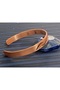 Leaf Patterned Dual Copper Bracelet with Solomon Seal, Ayetel Kürsi, Kün Fe Yekün, El Fettah, and Nazar Verse - 3