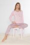 Long Sleeve Pajama Set 790-84 - 2