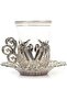 Ottoman Motif Tea Set 6 Pieces |   Turkish Tea Cup Presentation Set Traditional - 3