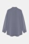 Anthracite Women's Shirt Collar Wooden Buttoned Collage Elastic Aerobin Woven Tunic - Regular Fit - 6