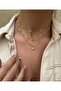 Pearl Detail Triple Steel Necklace Set - 2