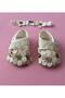 Lace Baby Booties & Headband - 4