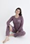 Long Sleeve Seasonal Pajama Set Viscose 790-31