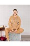 Plus Size Oversized Winter Long Sleeve Pajama Set B09-159