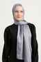Hijab Women's Janjan-Janjanlı Crinkle Evening Dress Shawl-Lighter Stone- 70X190Cm