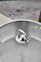 Lara 24 cm Stainless Steel Flat Pot with Glass Lid - 2