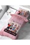 Gift Duvet Cover Black Pink 3D Printed Single Duvet Cover Set - 3