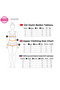 Women's Plus Size Black Stone White Stripe Casual Long Dress - 5