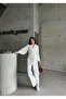 Chiffon Sleeve Two-Piece Set - 2