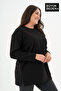 Women's Tunic Plus Size Slim Sweatshirt Spr26Btk990 - 3