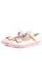 Powder Bow Velcro Girls' Ballerinas - 5