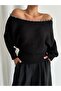 Black Venus Heeled Sweater-4435