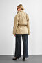 Oversize Kruvaze Trençkot - 5