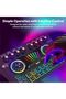 Gaming Audio Mixer Sound Board - Professional RGB PC Soundboard with Live Sound Card Voice Changer X - 5