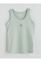 Crew Neck Bear Teddy Printed Boys' Tank Top 2-Piece Set (W5) - 5