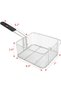 XDD Electric Deep Fryer w/Basket & Lid, Countertop Kitchen Frying Machine, Stainless Steel French Fr - 2