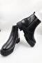 Women's Winter Cold-Resistant Non-Slip Sole Stitched Black Daily Boots - 7