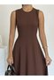 Long Bell-Bottomed Sleeveless Stylish Casual Women's Dress - 5