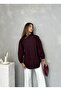 Front Pleated Balloon Sleeve Casual Stylish Evening Women's Shirt - 4