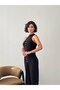 Women's Evening Dress Halter Neck Side Draped Ornament Button Detail Maxi Dress - Evening Dress & Graduation Dress - 6