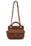 Women's Faux Leather Camel Shoulder Bag