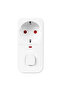 Wall Single Switch Socket Plug with Heat-Sensitive Circuit and Current Protection 16A/250V 750