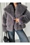 Women's Snap Fastener Faux Fur Winter Coat – Oversized Fit – Cold Resistant - 7