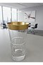 Diana Mat Gold 420055 300 Cc Water Glass – Premium Glass Set of 6 | - 3
