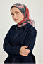 Mirror of Roots - Powder - Efilia Patterned Scarf - 90X90 cm - 2