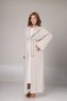 Women's Shawl Collar Dressing Gown Lace Maternity Pregnant 2-Piece Nightgown Dressing Gown Set