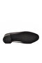 Black Leather Bow Ribbon Women's Heeled Shoes 519081 Z - 5