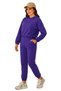Women's 3 Thread Fleece Hooded Tracksuit - Elastic Waist, Sleeve and Leg Detailing - 5