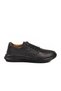 Black Lace-Up Leather Gel Sole Anatomical Men's Casual Shoes 315 m - 2