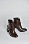 V518103109 Brown Thick Heeled Women's Boots - 5