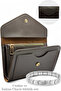 Women's Medium Size Envelope Model Wallet and Italian Charm Steel Bracelet Set