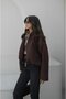 Brown Suede Bomber Jacket - 3