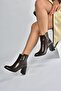 V518103109 Brown Thick Heeled Women's Boots - 4