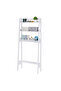 Durable 3-Tier Bathroom Shelf Over Toilet Organizer Shelf for Bathroom White - 5