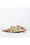 Sage Raffia Women Flat Handcrafted by Artisticas - 3