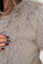 Crop Boy Basic Collar Feather Jacket - 8